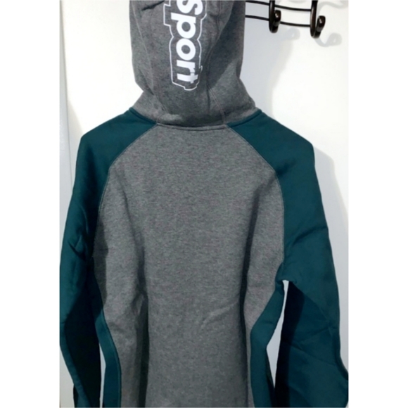 Lacoste Sport 27 | Zip-Up Wording Down Hood Graphic Logo Sweat Hoodie - Picture 2 of 15